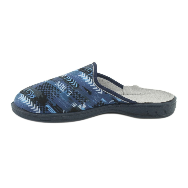 Befado -färgade barnskor 707Y402 marinblå blå 2