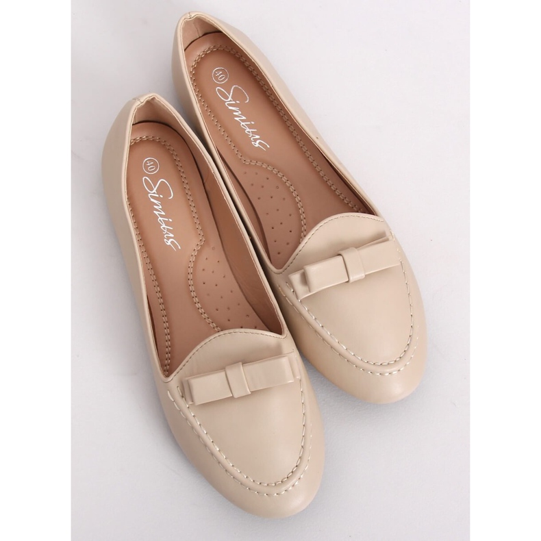 Dam beige loafers A8637 Beige 1