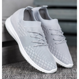 SHELOVET Openwork sportskor grå 1