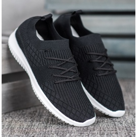 SHELOVET Openwork sportskor svart 1