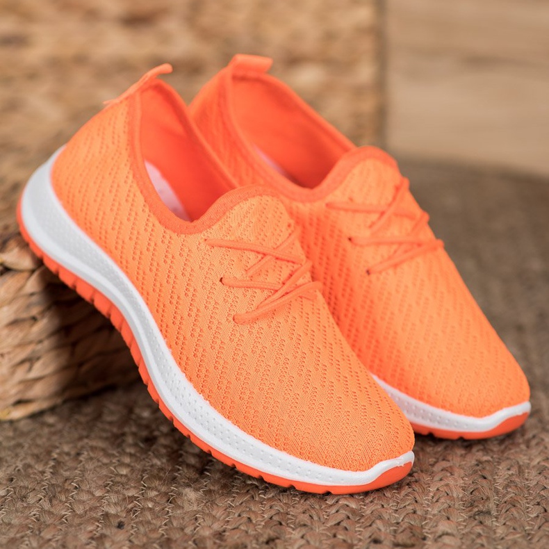 SHELOVET Orange Openwork sportskor 1