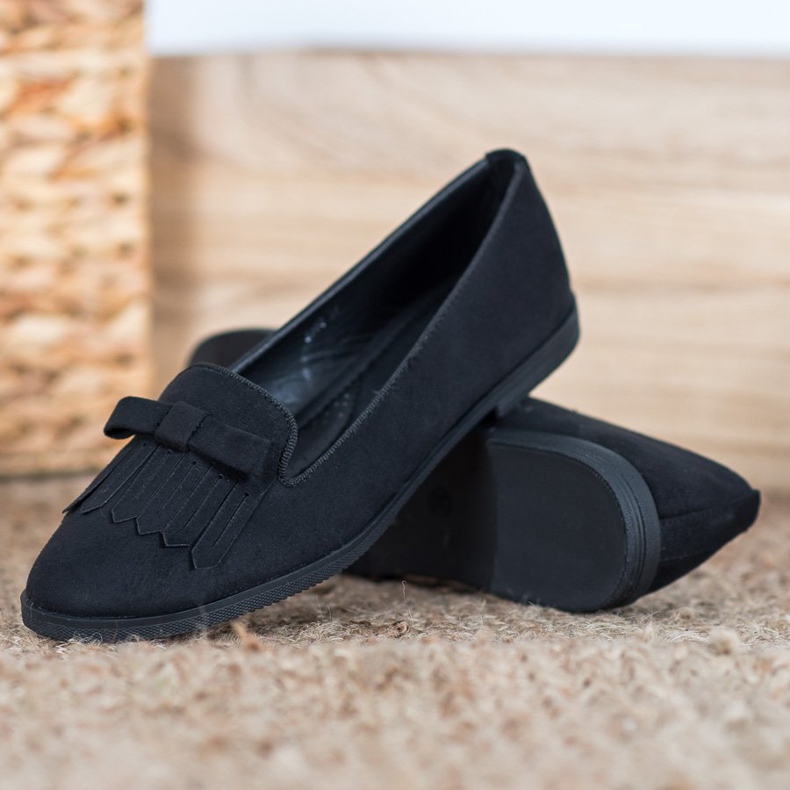 Coura Klassiska mocka herrar svart 1