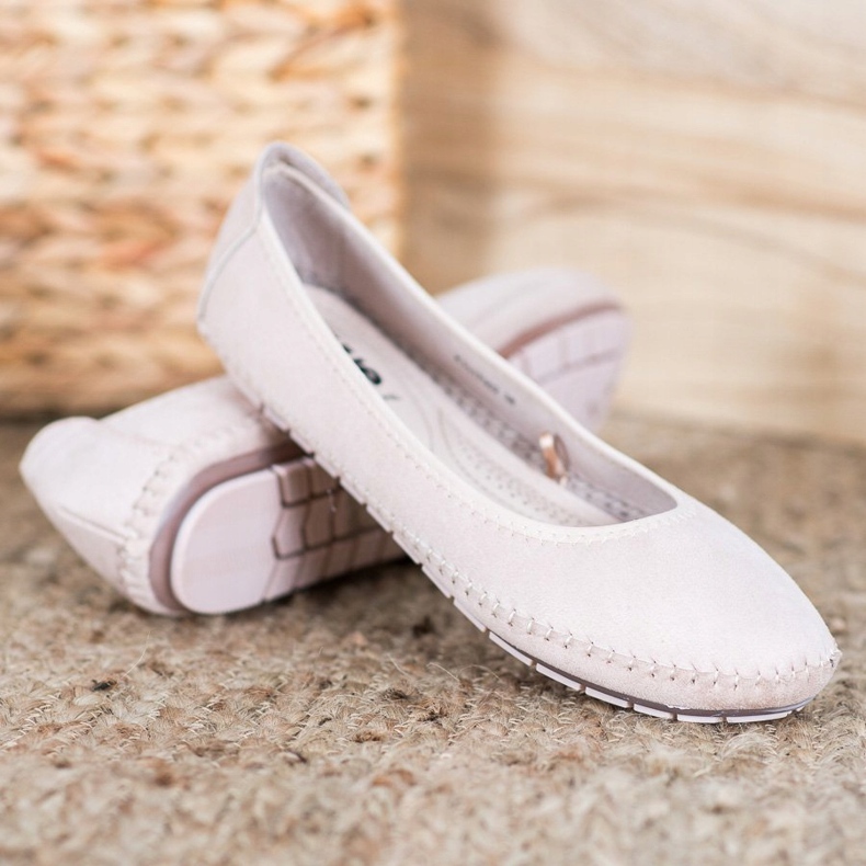 Kylie Klassiska ballerinor beige 1