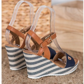 Goodin Trendiga kilsandaler brun blå mångfärgad 1