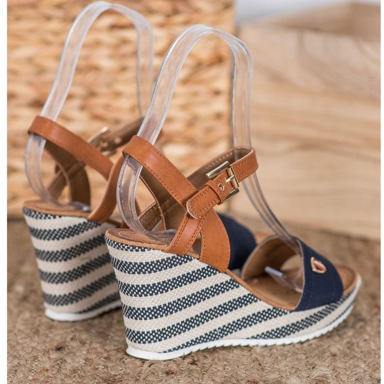 Goodin Trendiga kilsandaler brun blå mångfärgad 1