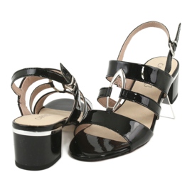 Caprice sandaler damskor med dekoration 28208 svart 4