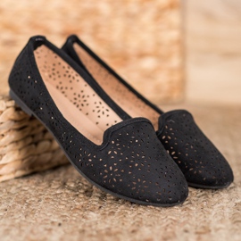 Clowse Black Openwork Lords svart 1