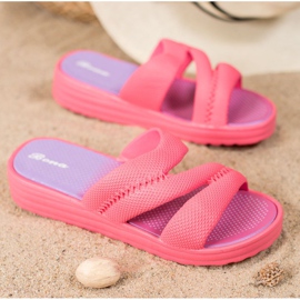 Bona Bekväma rosa tofflor 1