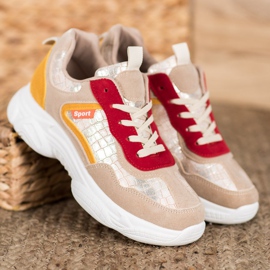 SHELOVET Sportmocka sneakers mångfärgad 1