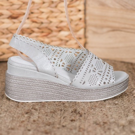 Goodin Sandaler med kilklack grå 1