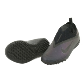 Nike React Phantom Vsn 2 Pro Df Tf M CD4174-010 fotbollsskor svart 4