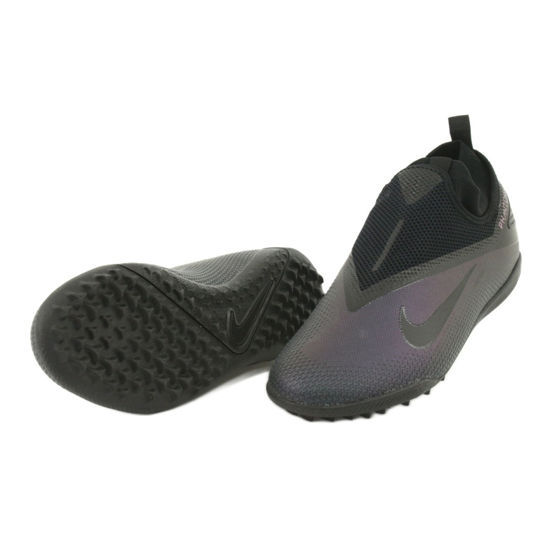 Nike React Phantom Vsn 2 Pro Df Tf M CD4174-010 fotbollsskor svart 4