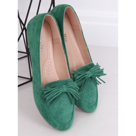 Gröna damloafers 99-72A Grön 2