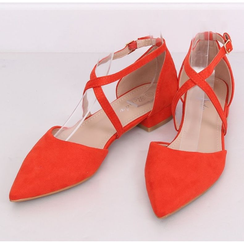 Apelsinskuren ballerinas S-880 Orange 1