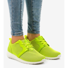 Gröna sportskor för kvinnor Z105 1