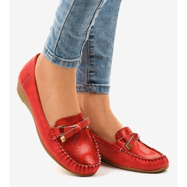 Röda matta kilskor BO-303 2