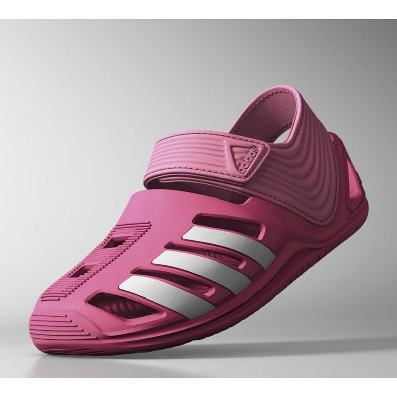 Adidas Zsandal Jr B44457 sandaler rosa 1