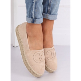 Beige espadriller för kvinnor T341P Beige 1