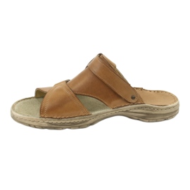 Bekväma Naszbut 024 beige tofflor sandaler 2