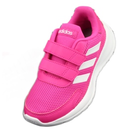 Adidas Tensaur Run Jr EG4145 skor vit rosa 4