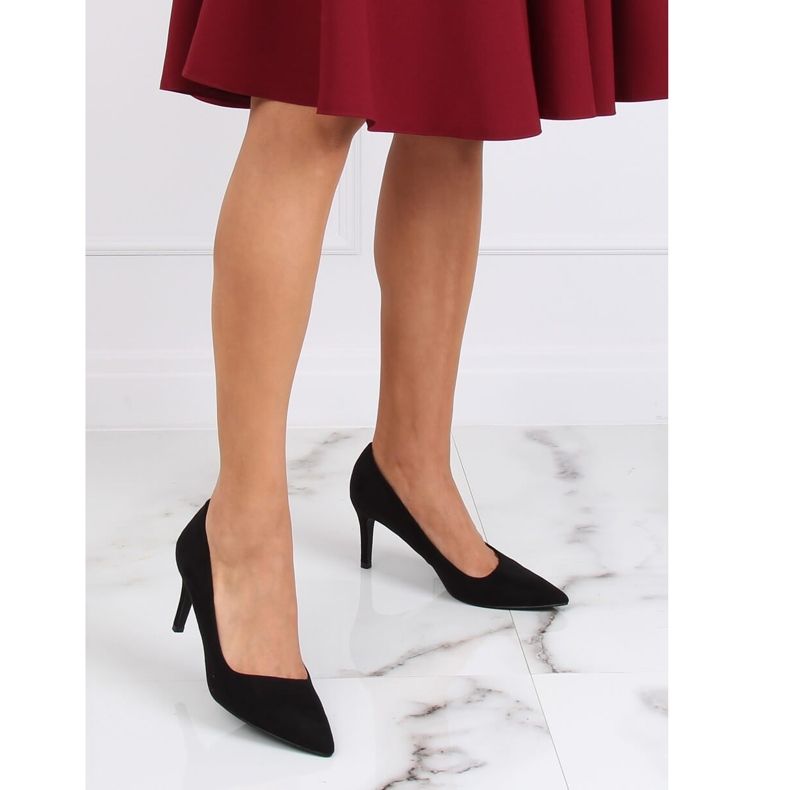 Svart AF05P Svarta asymmetriska pumpar 1