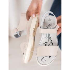 Filippo Beige lädersandaler 1