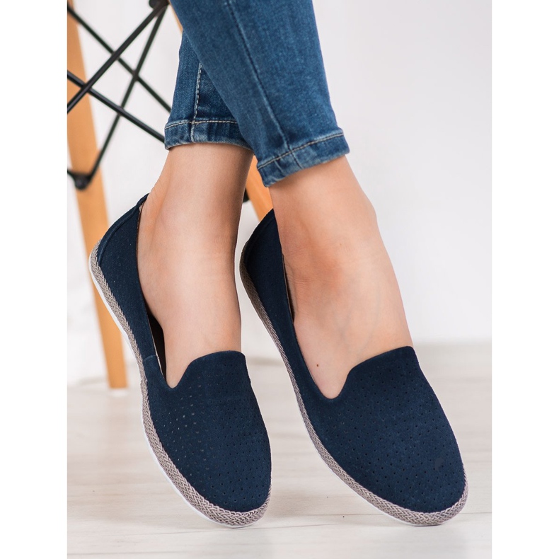 Filippo Läder Openwork Lords blå 2 Filippo Läder Openwork Lords blå 2