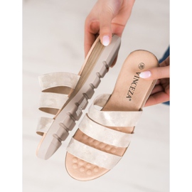 Gyllene VINCEZA tofflor 1