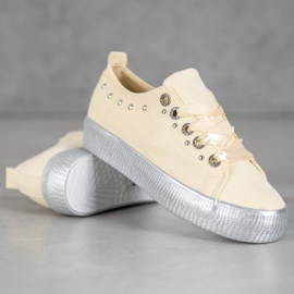SHELOVET Mocka sneakers gul 1