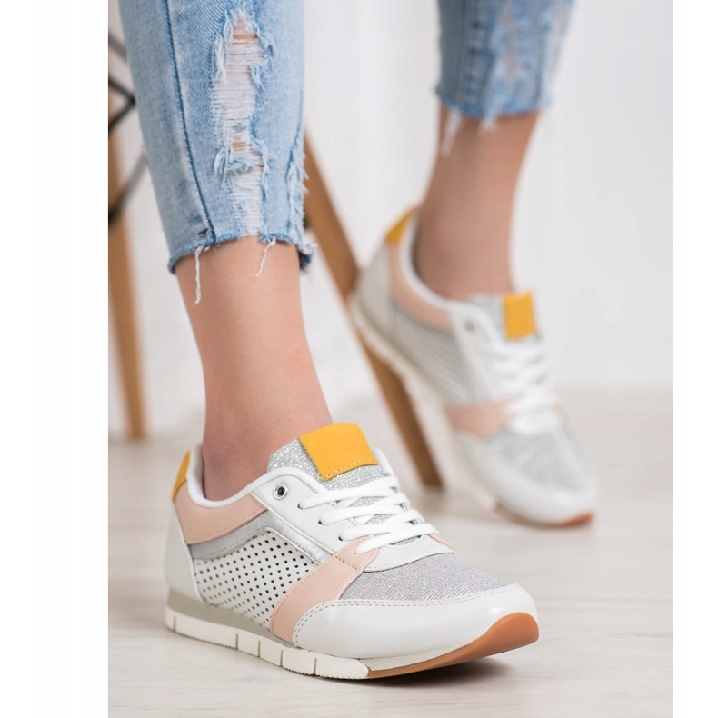 Kylie Openwork sportskor vit 2