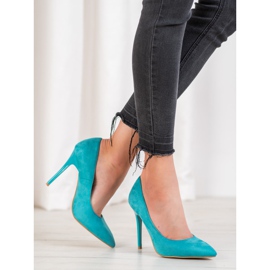 R'S Mocka klackar blå 2