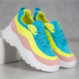 SHELOVET Färgglada sneakers mångfärgad 1