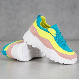 SHELOVET Färgglada sneakers mångfärgad 2