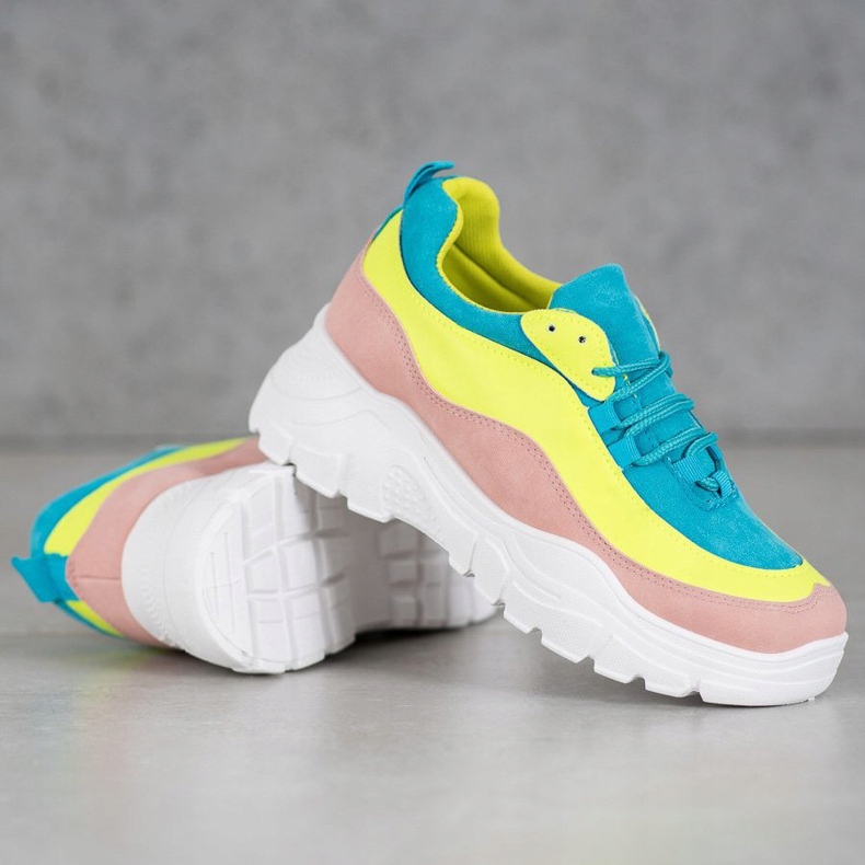 SHELOVET Färgglada sneakers mångfärgad 2
