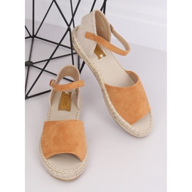 Espadrilles cut kamel BB28P Camel brun 2