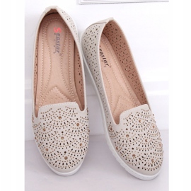 Beige openwork herrar ZA05P Beige 1