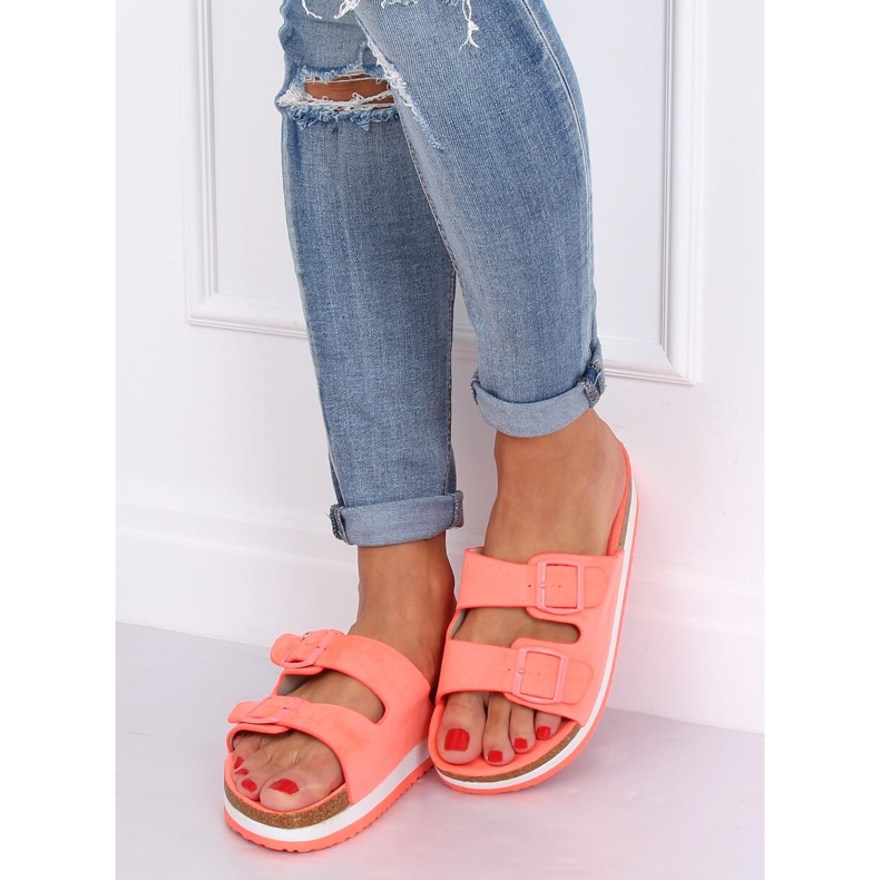 Coral tofflor SS115P Coral mångfärgad orange 1