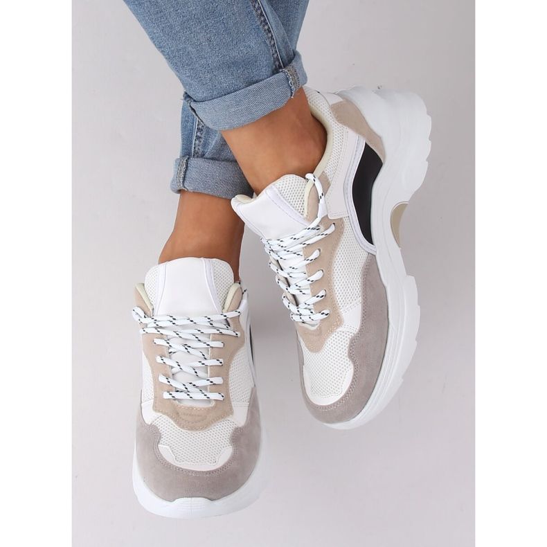 Kvinnors sportskor JD02P Vit Beige svart violett rosa 2