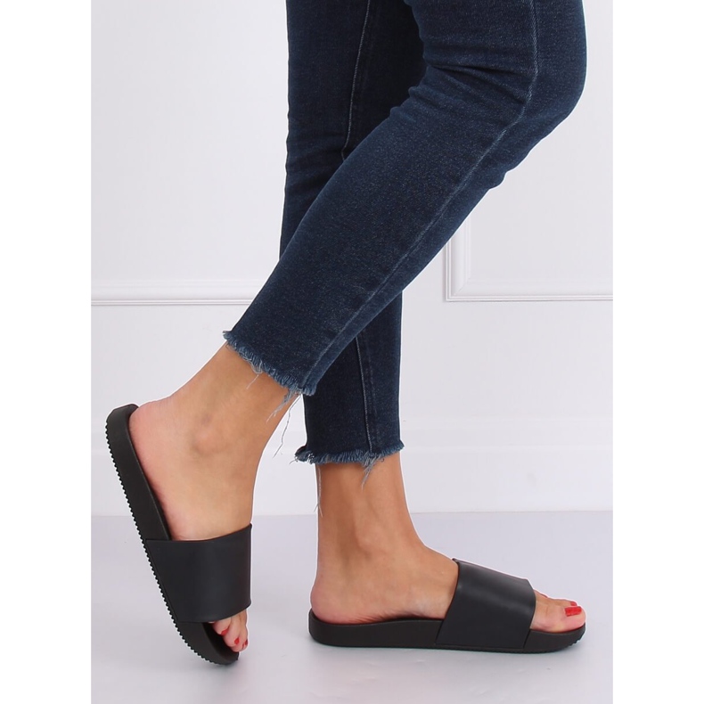 Svarta damas tofflor CK78P Svart 1