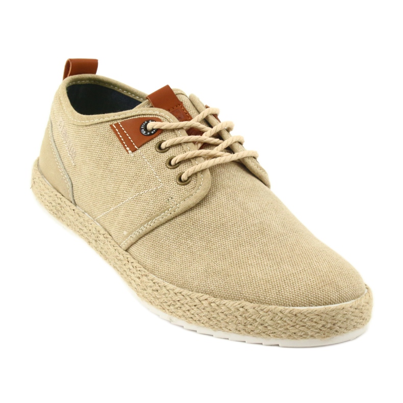 Herr espadriller Big Star FF174153 spets brun 1