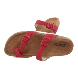 Profilerade flip-flops Big Star 274638 röd 4