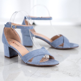 Seastar Snygga mockasandaler blå 1