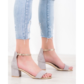 Seastar Sandaler Med Guldrem grå 1