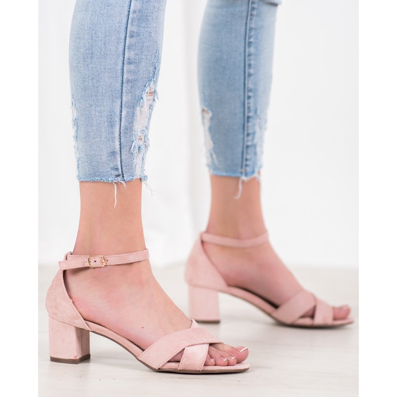 Seastar Snygga mockasandaler rosa 2