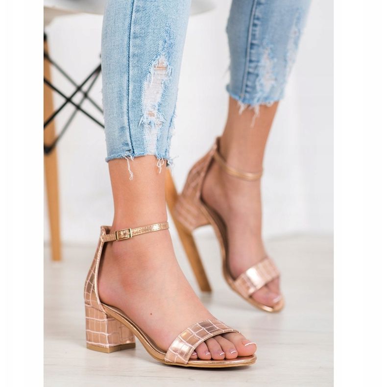 Seastar Sandaler med ekoläder rosa 2