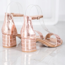 Seastar Sandaler med ekoläder rosa 1