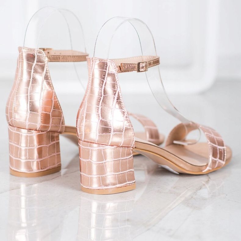 Seastar Sandaler med ekoläder rosa 1