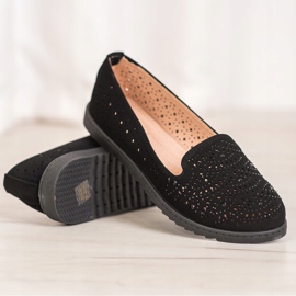 Seastar Openwork Lords With Crystals svart 1