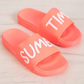 SHELOVET Gummi tofflor rosa 2