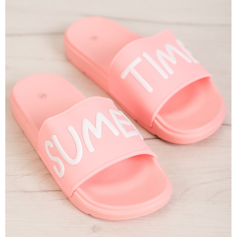 SHELOVET Gummi tofflor rosa 2